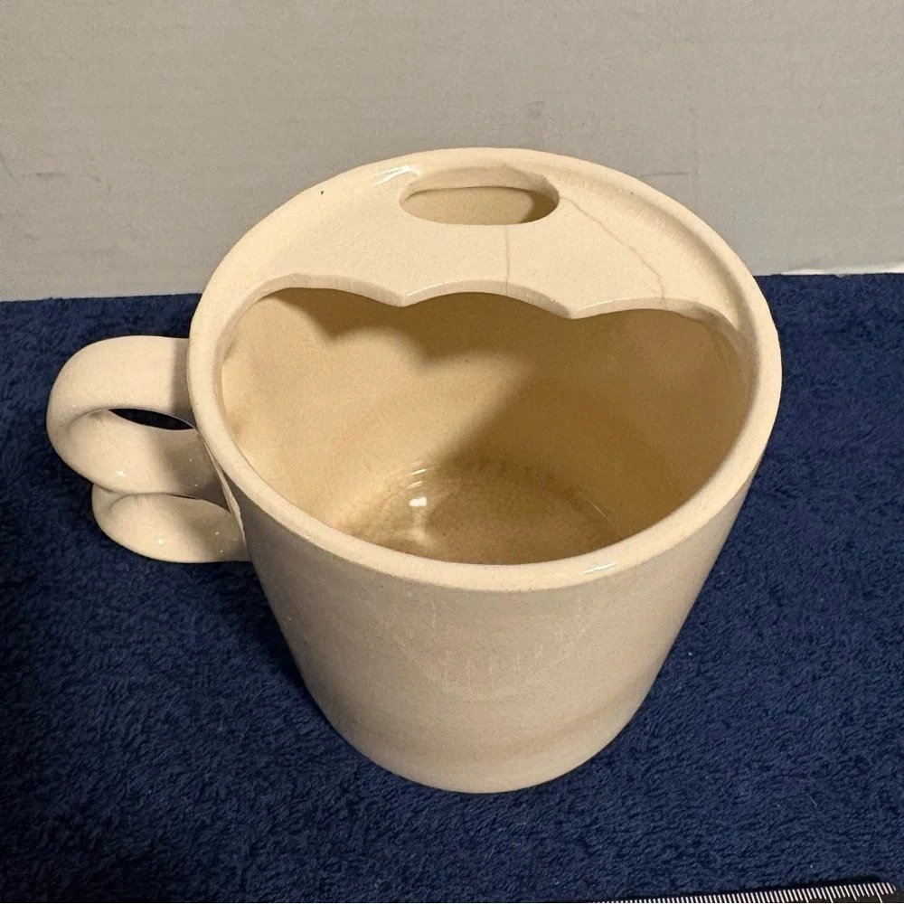 Vintage Shaving Mustache Mug Cup w/ Brush “So's Your Father's Mustache” - Japan